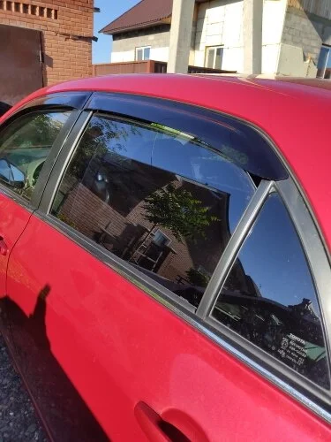 Ветровики для тойота корола королла дефлекторы окон дождевики окна козырьки