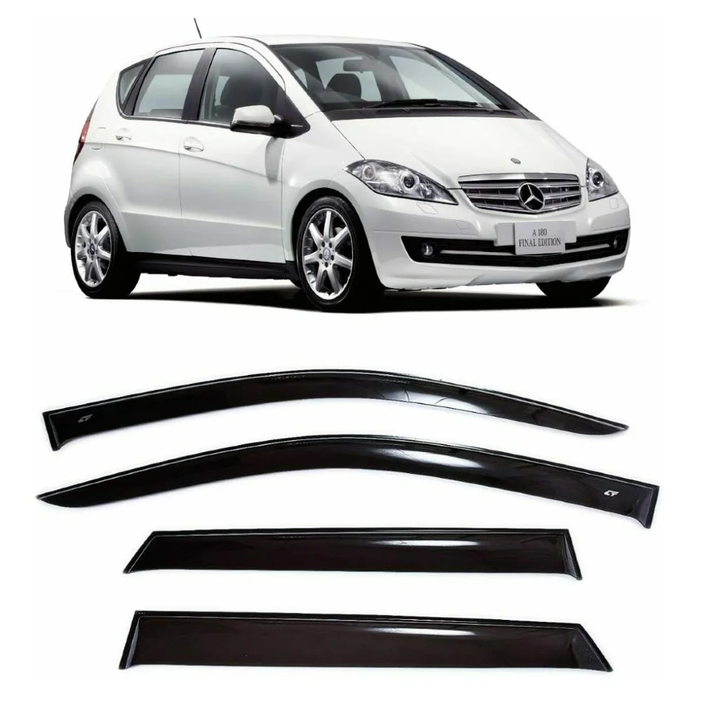 Дефлекторы окон Cobra Tuning M32704 на авто Mercedes Benz A class W169 2004 2012 4 шт./комп. ветровики от