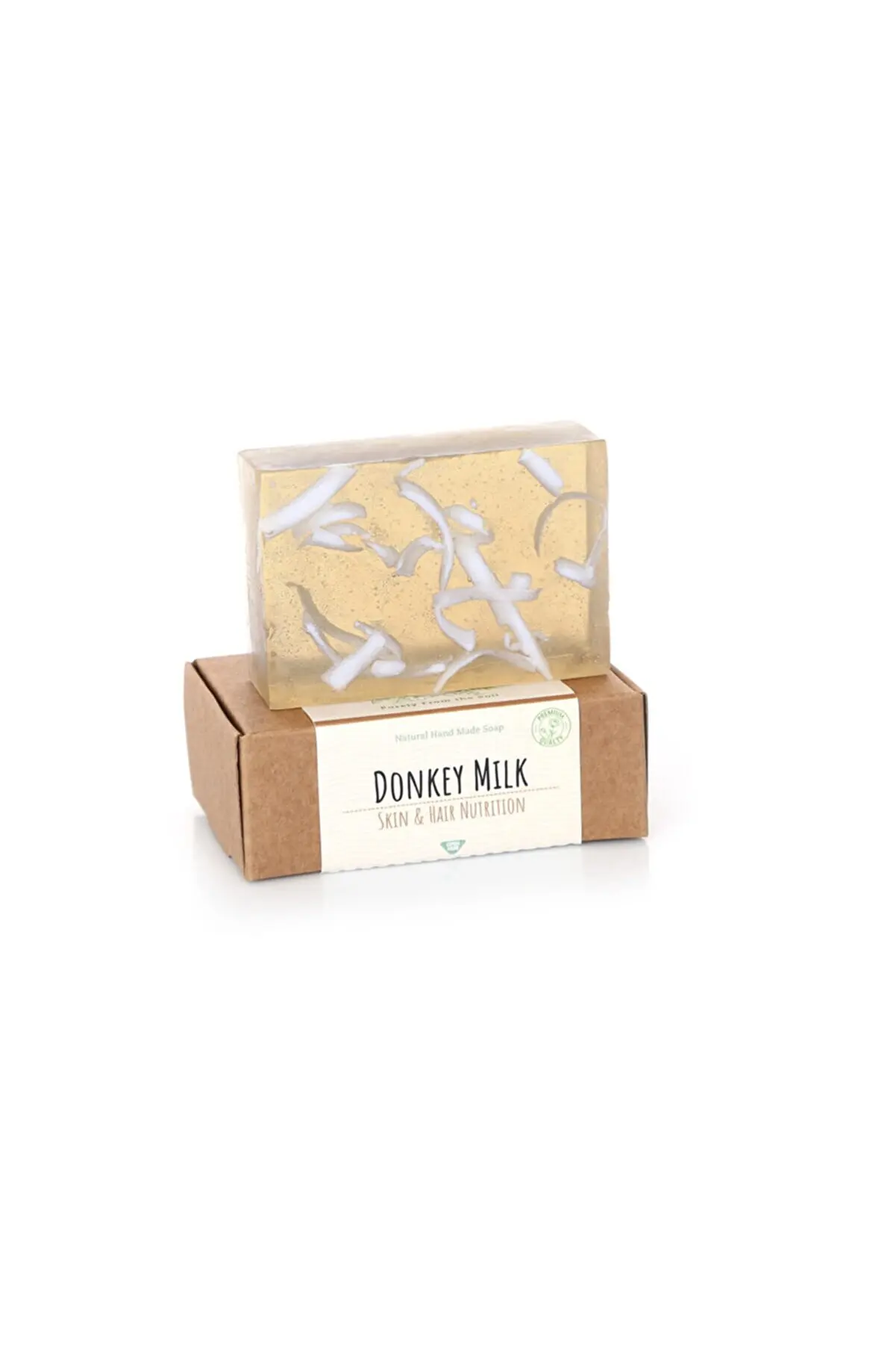 

100% Handmade Natural Donkey Milk Soap - 120 g