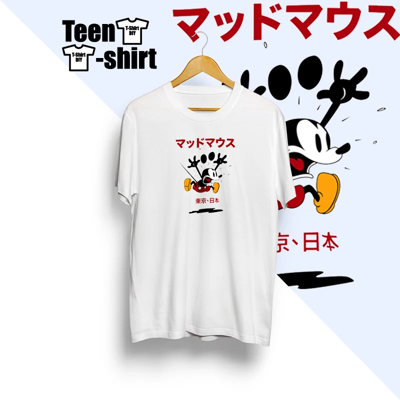 Новая коллекция футболка с принтом Микки Мауса Диснея японская рисунком из