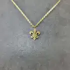 Женское ожерелье с подвеской из нержавеющей стали, цепочка с цветком, рождественские подарки, 2020