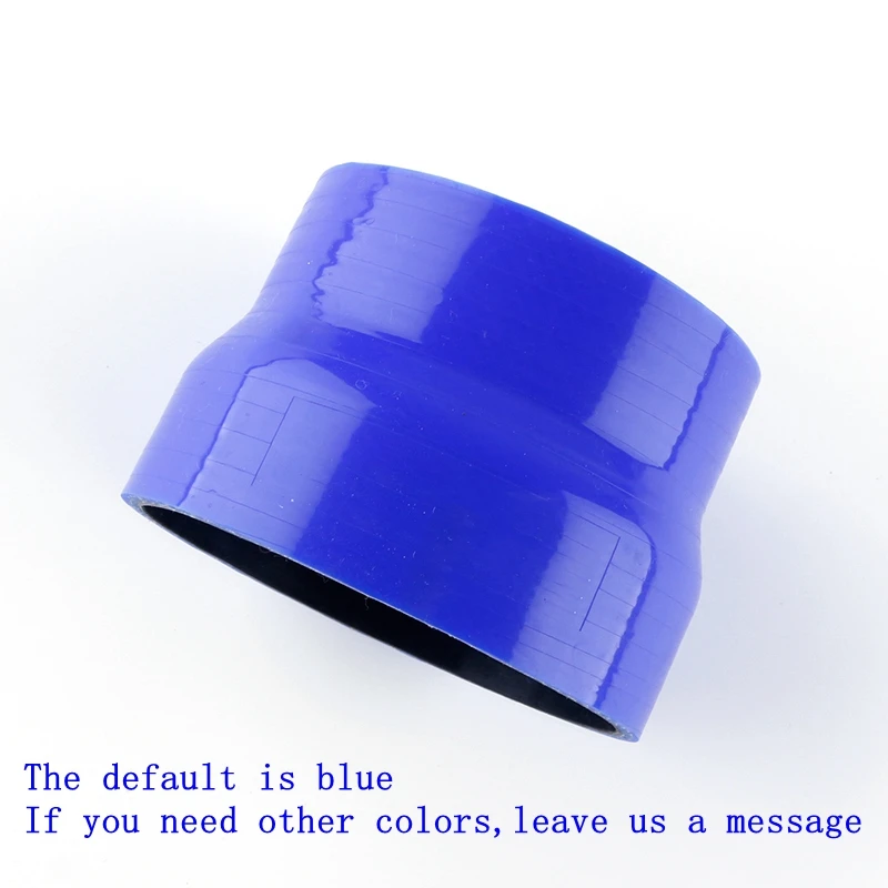 Синий шланг с прямым редуктором универсальный силиконовый интеркулер для