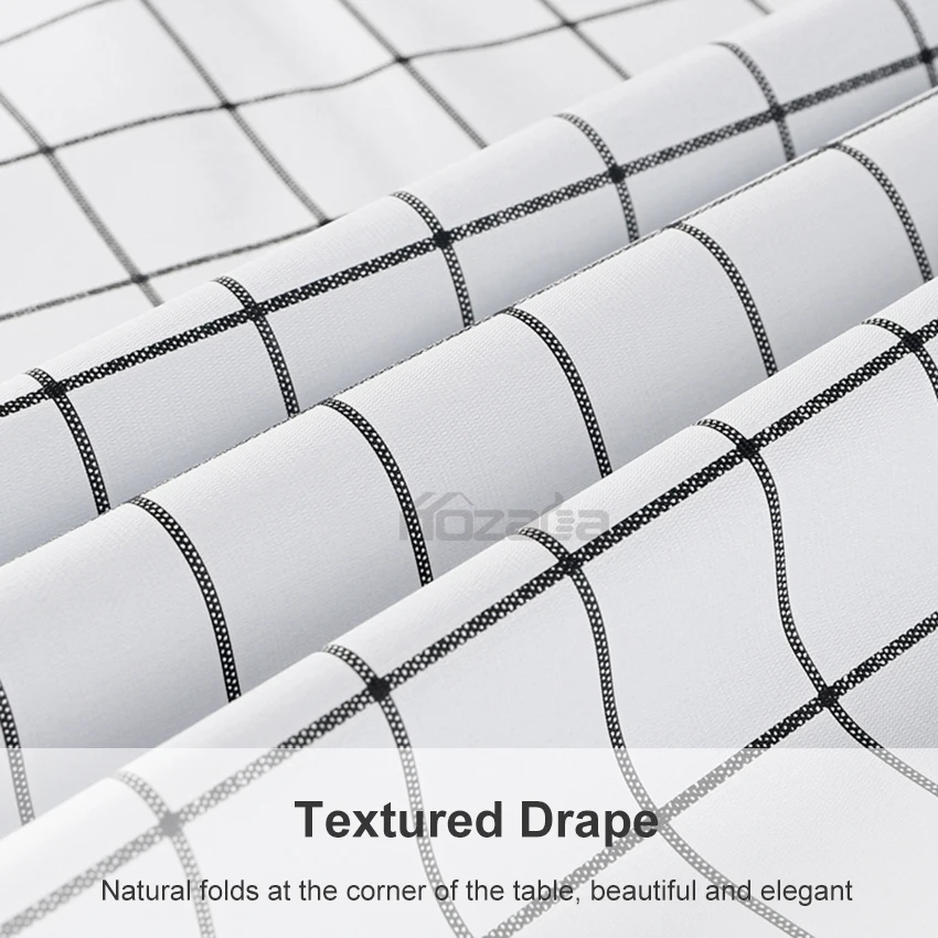 Hozada скатерти водостойкие маслостойкие из ПВХ с узором в клетку теплоизоляция