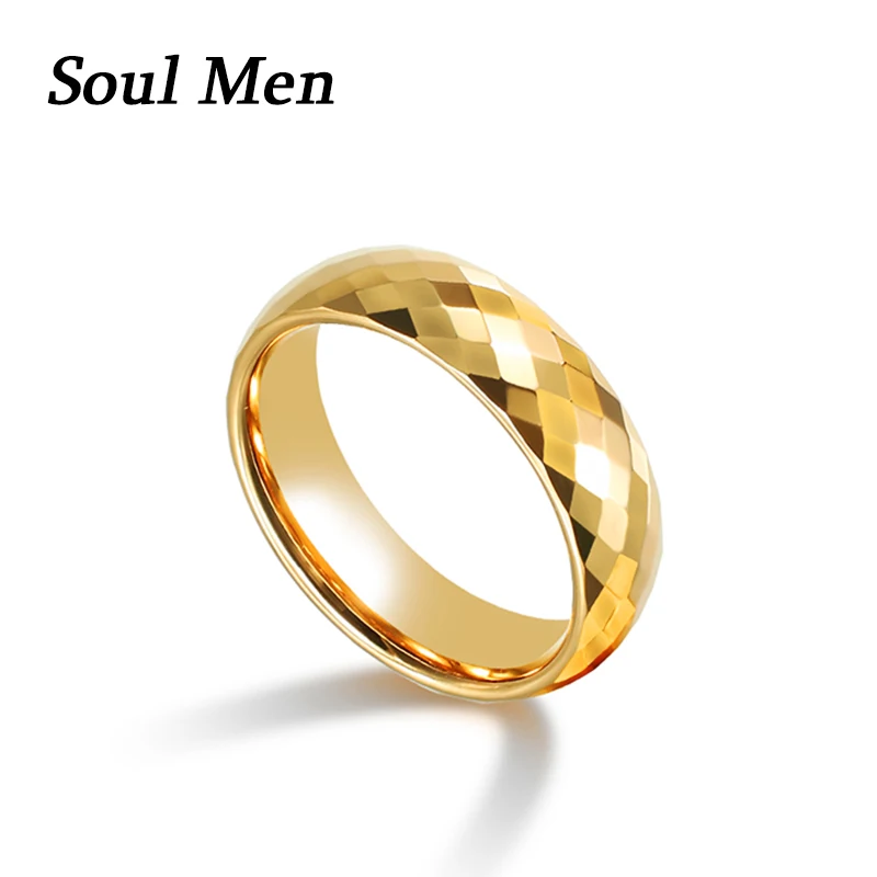 Anello in carburo di tungsteno anello da uomo alla moda in stile coreano anello Hip-Hop singolo dito indice dorato Fan Rring 2021 estate nuovo