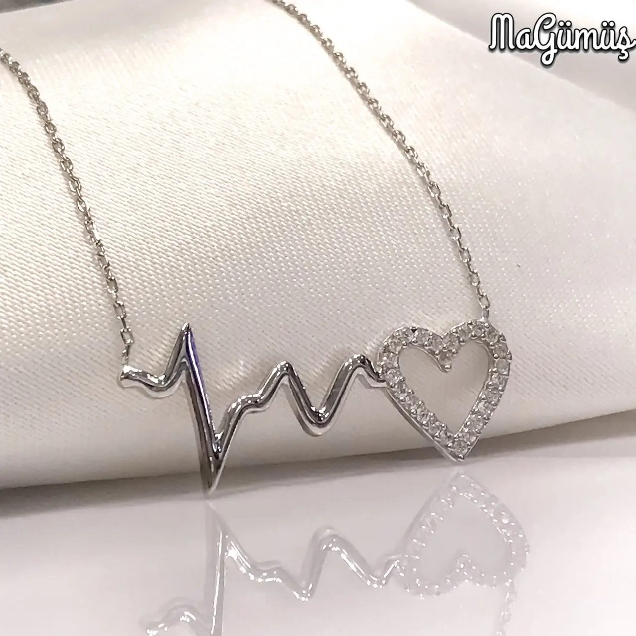 

Heart Ritmi Wonderful Design Silver Heart Necklace
