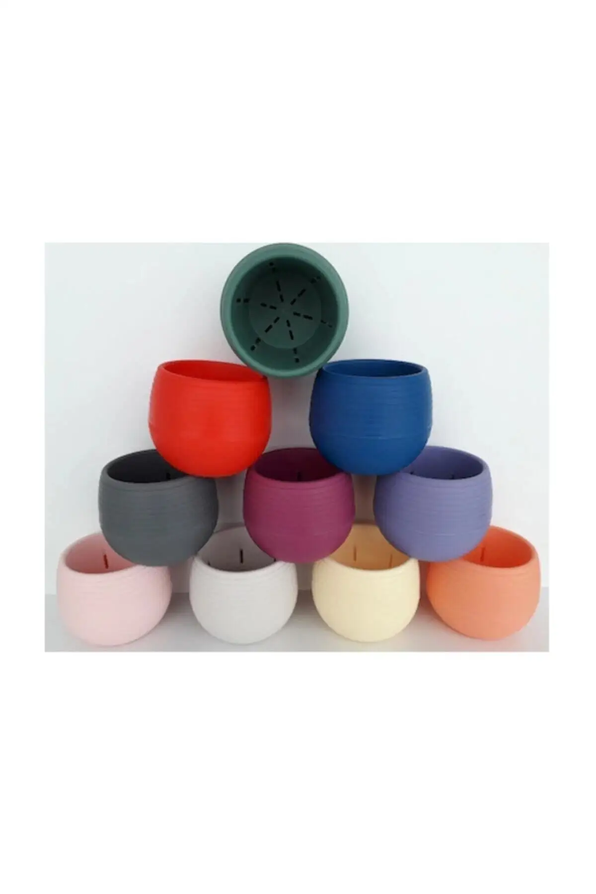 

Cactus And Succulent Pot 0.13 Liter 10 pcs Set decoration ambient beautifying ambience changing plastic smart