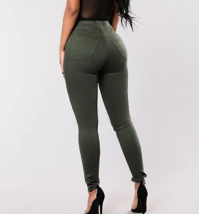 Женские джинсы-карандаш catonATOZ облегающие брюки из денима с высокой талией