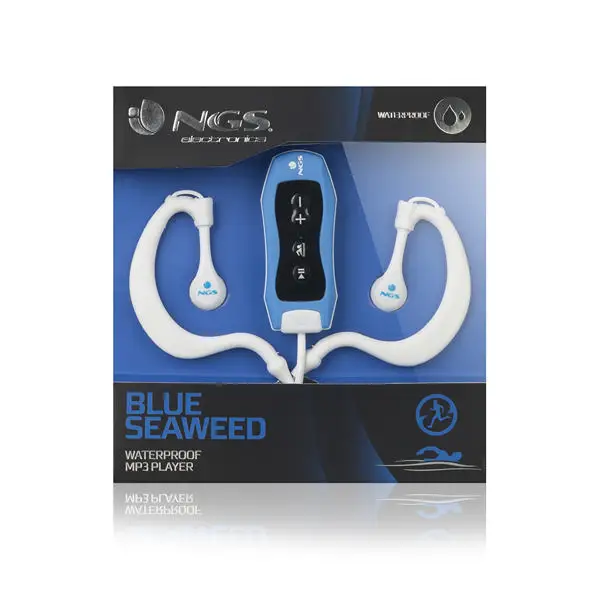 MP3 плеер NGS Sea Weed Blue 4 GB FM водонепроницаемый|MP3-плееры| |