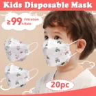 Разноцветные Детские маски FFP2, 5 слоев, KN95, детская маска 95%, фильтрация 9-12, old ffp2 KN95, маски для лица, маскарадные маски для детей