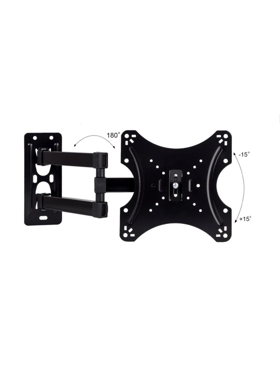 Bracket swivel for TV LED / LCD TVs with screen diagonal (inch) 14 - 40 Vesa: 75х75 мм 100х100 200x200 Universal Tilt bracket Mount Backlight