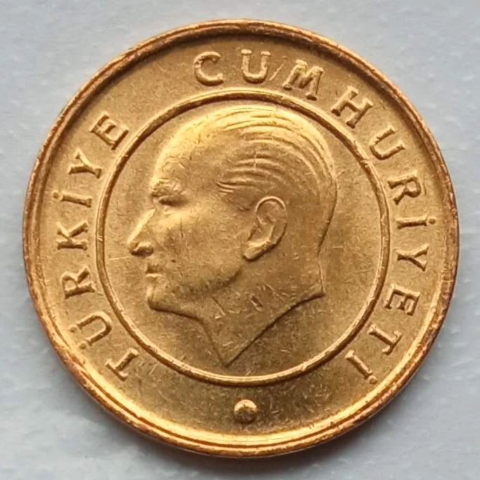 Монета Турция 1 куруш 2009-2021 |