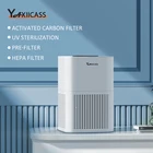YAXIICASS портативный воздухоочиститель CADR HEPA фильтр домашний настольный очиститель воздуха низкий уровень шума