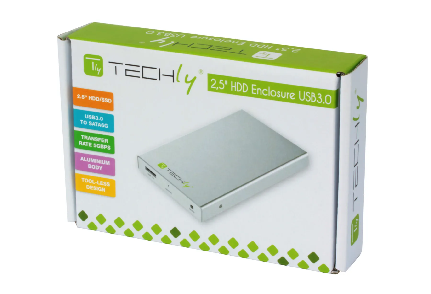 Коробка для HDD/SSD 2 5 ”от USB3.0 до SATA6G| |