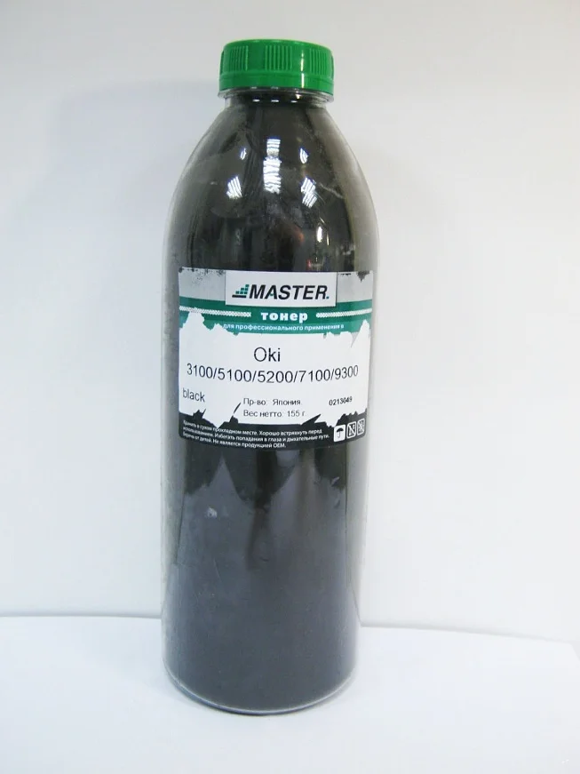 Тонер Oki C3100 C3200 C5100 C5300 C5400 C5600 C5700 C5850 C5950 C7100 C7200 C7300 C7400 C7500 C9300 C9500 Tomoegawa Black 155г/б |
