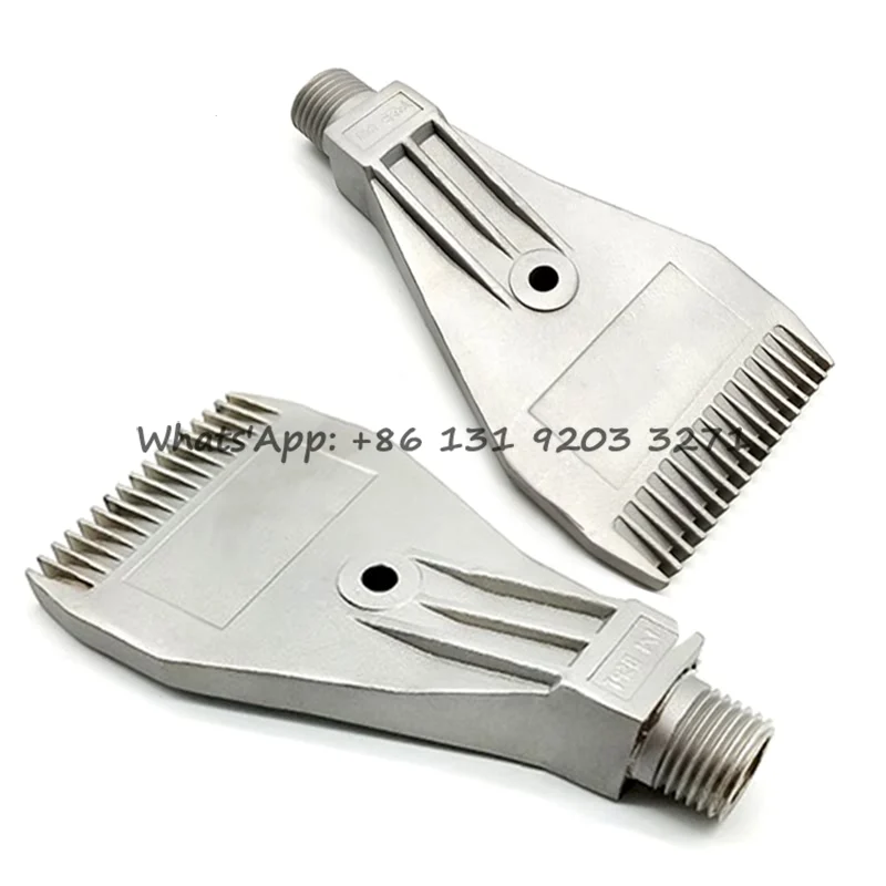 

727 Air Blowing Nozzle 1/4'' Stainless Steel 304 16 Holes Jet Clean and Blow Dry Spray Nozzle tuin Windjet Air Knife Nozzle