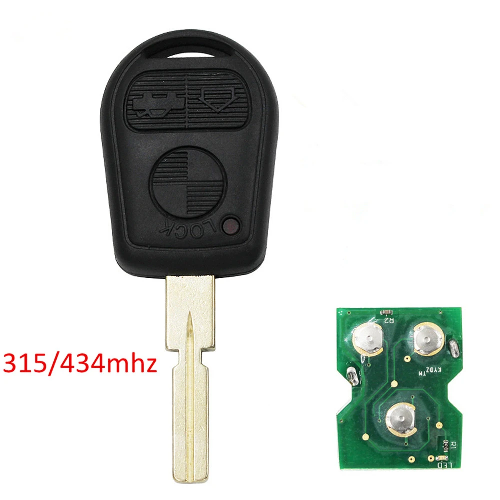

Популярный 3-кнопочный дистанционный ключ 315 МГц 433 МГц с чипом PCF7935 для BMW 3 5 7 серии 318i 325i 328i 528i 525i 540i M3 M5 Z3 X5 Z8