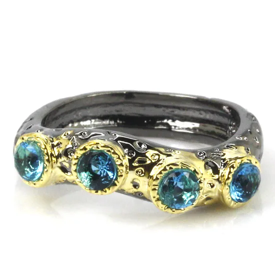 30x26 мм возвышенные антикварные винтажные гранат Аквамарин Ювелирные изделия из