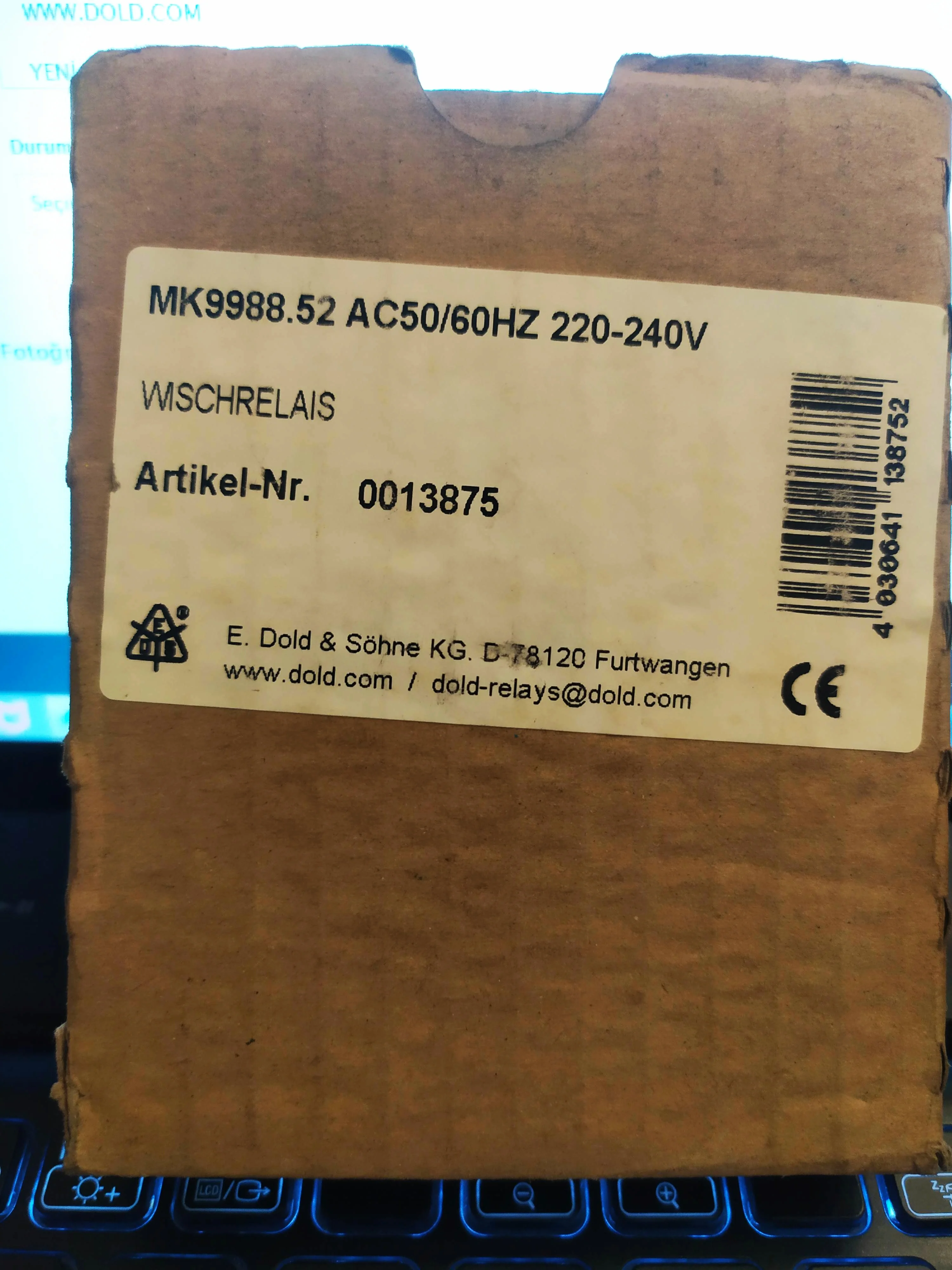 DOLD MK-9988.51 TİME реле. Изготовлен İN (Германия) | Электронные компоненты и