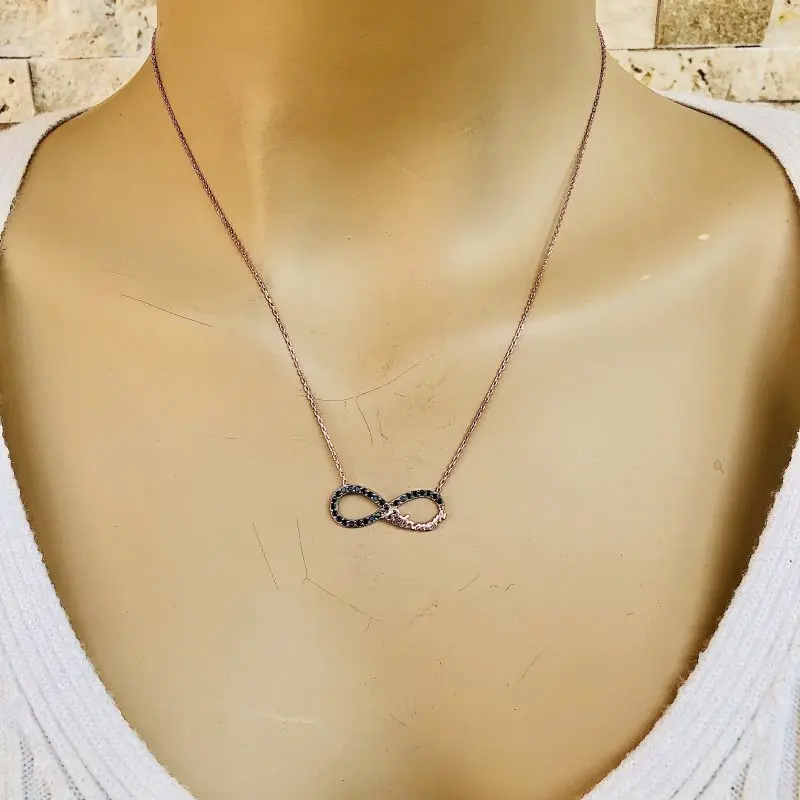 

Love Endless Birtanem 925 Sterling Silver Necklace Women Girls Gift Jewelry Accessories Fashion Handmade Elegant Chain