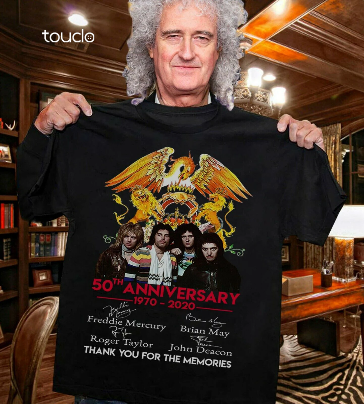 

50TH ANNIVERSARY OF QUEEN 1970-2020 SHIRT