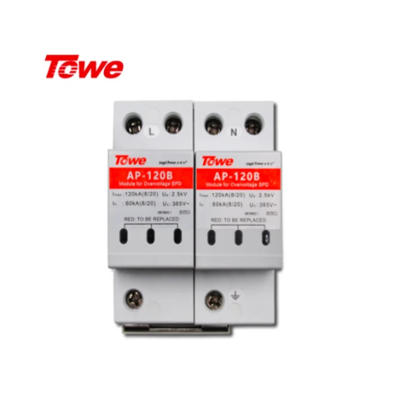 

Class B 120KA 2P 4P AC SPD Power Surge Voltage Protection SPD 3 Phase Single Phase Surge Protection Device Power Source Arrester