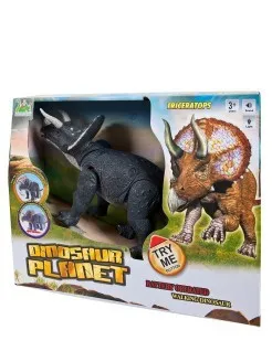 Интерактивный динозавр Трицератопс (световые и звуковые эффекты) - RS6167B (RS6167B) |