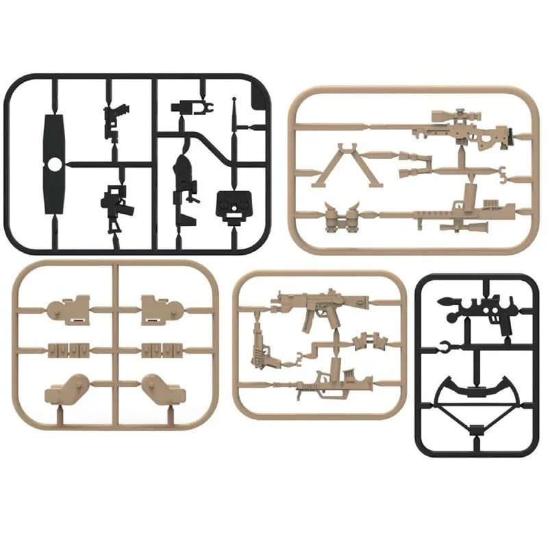 Конструктор 12 минифигурок современных военных солдат Строительные блоки