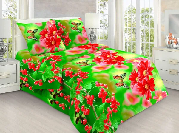 Комплекты постельного белья 1 5 Бязь. (2 наволочки 70*70 см пододеяльник простыня) |