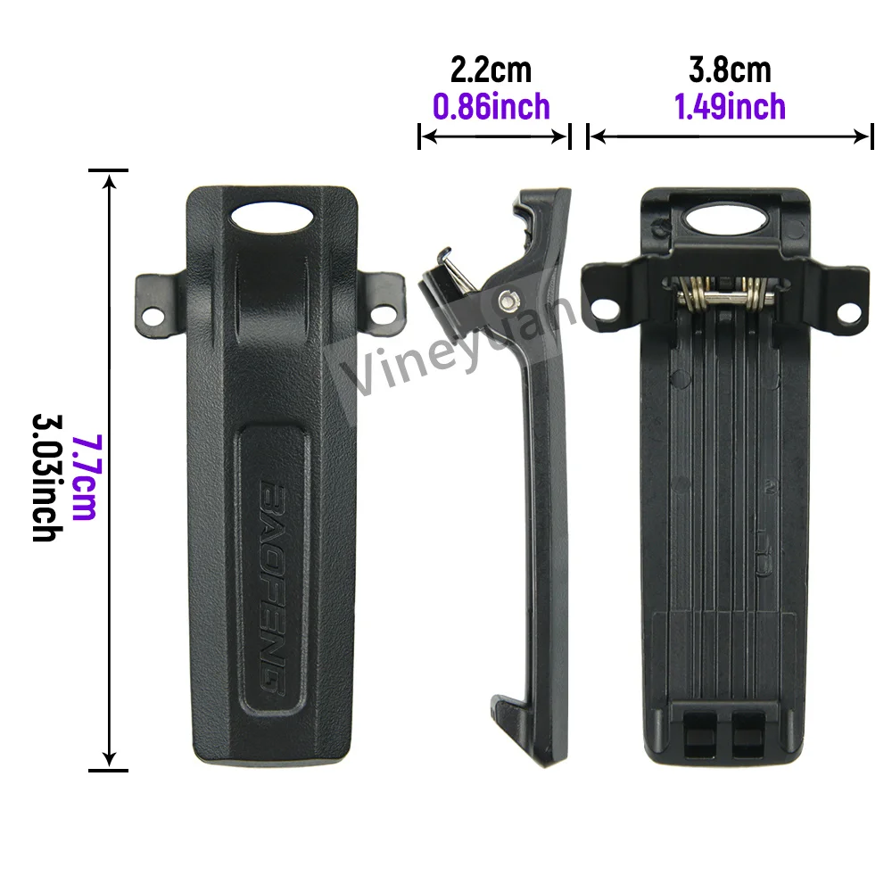 20PCS Original Belt Clip Walkie Talkie Belt Clipfor Baofeng UV-82 UV-82L UV-8D UV-89 UV-82HP UV-82HX Two-Way Radios
