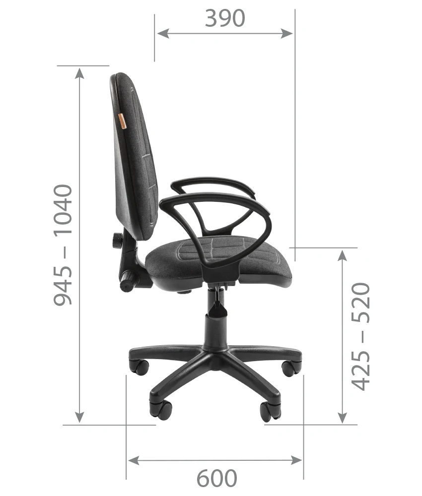 Кресло компьютерное Chairman 205 экономичное для дома офиса кресло Престиж | Мебель