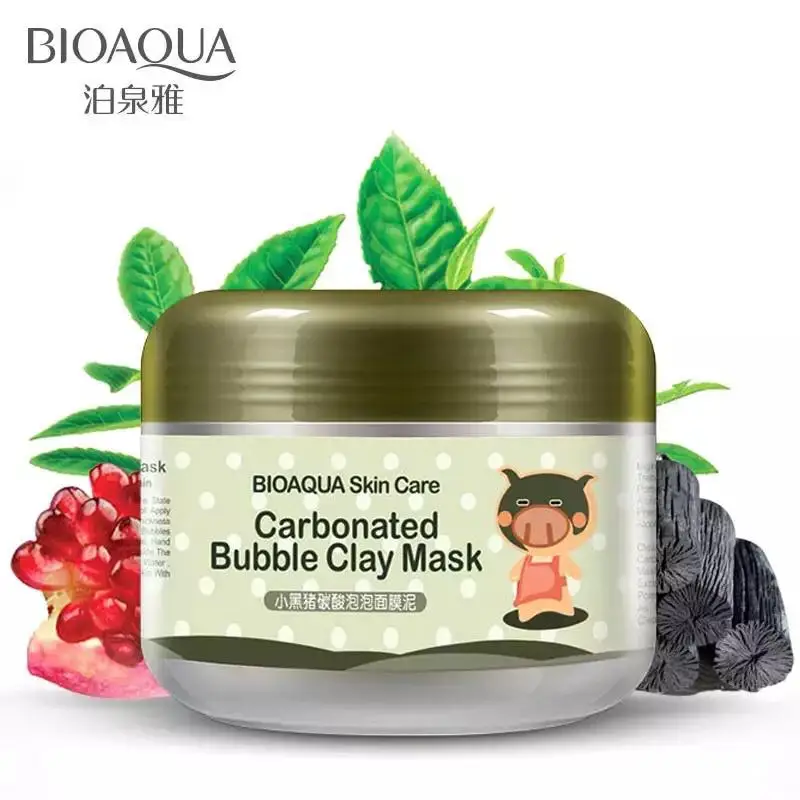 Bioaqua Маска косметическая Очищающая пузырьковая маска 100гр Carbonated Bubble Clay Mask
