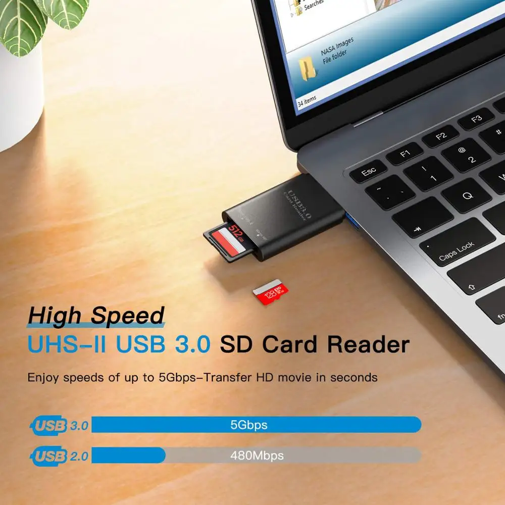 irealthink usb3 0 card reader sd uhs ii card reader high speed usb memory card for laptop ultra high bus speeds card reader free global shipping