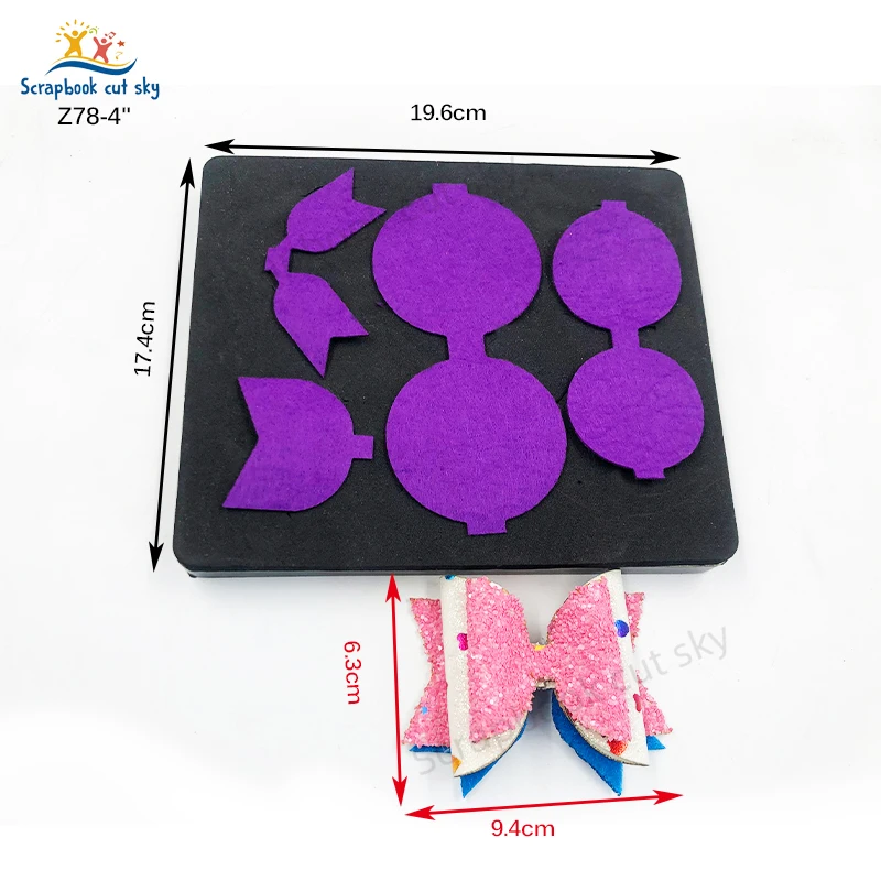 

New bow die-cut wooden mold scrapbook
