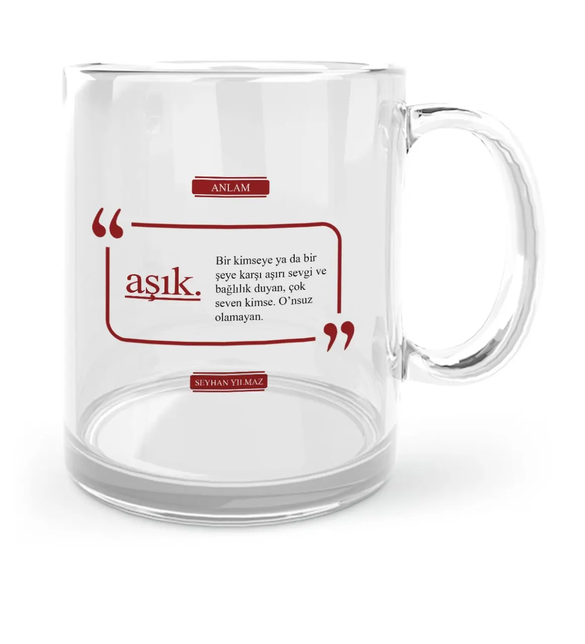 

Personalized Love Glass Mug Cup-2