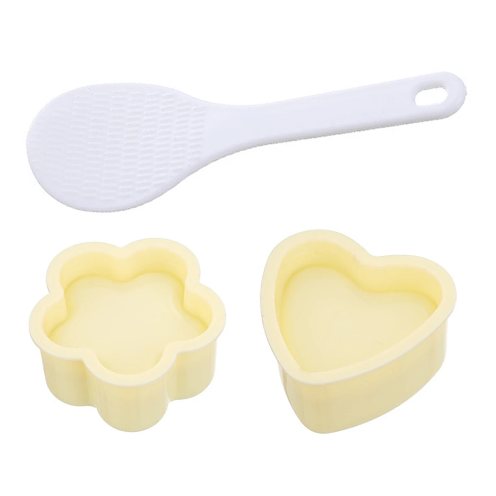 

DIY Sushi Molds Plum Blossom Rice Dumpling Mould Creative Delicate Love Shape Sushi Mold Rice Scoop Set