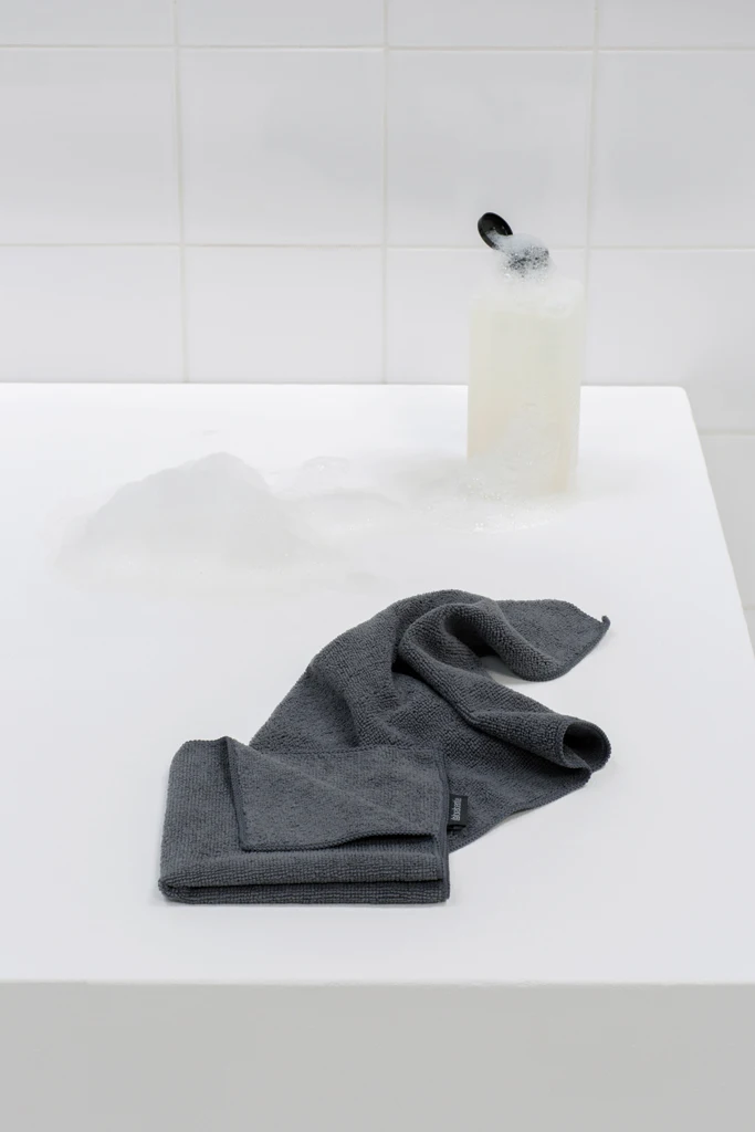 Набор салфеток для уборки Brabantia &quotSink Side&quot из микрофибры 30х30см 2 штуки темно серые