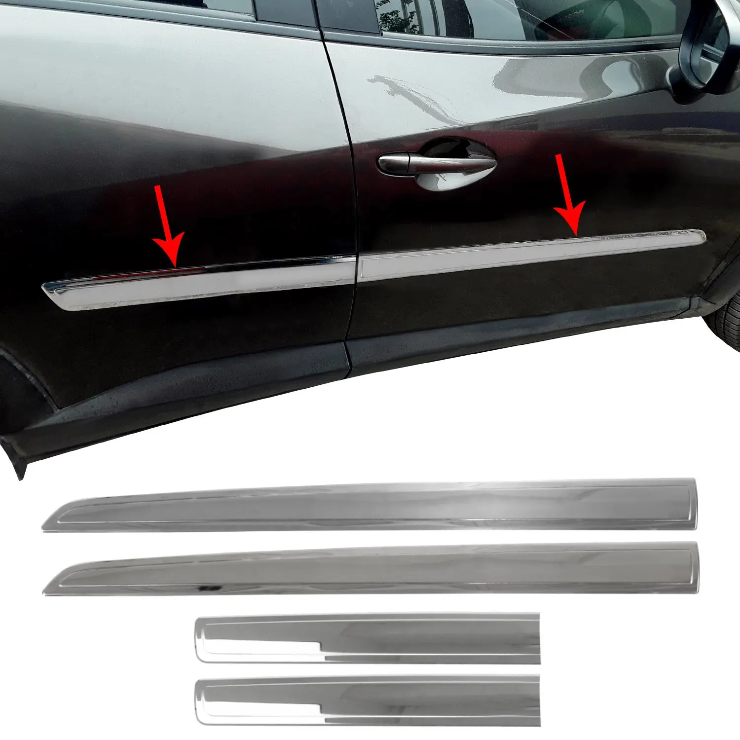 

Mazda CX-3 Chrome Боковая дверь стример 4 шт Нержавеющая сталь (2015-)