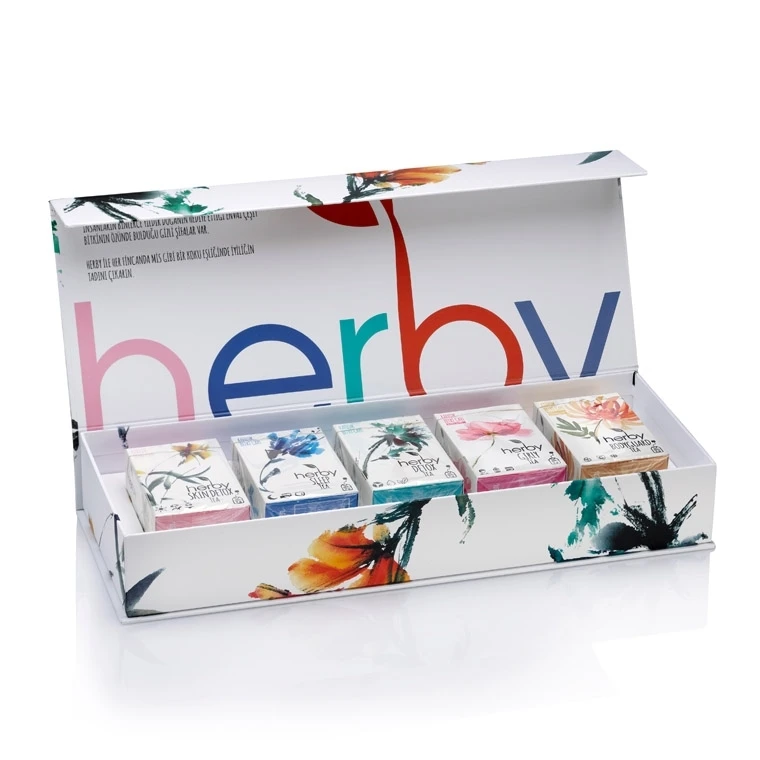 Herby Gift Box Skinny Tea, Sleep Tea, Detox Tea, Bodyguard Tea, Girly Tea set