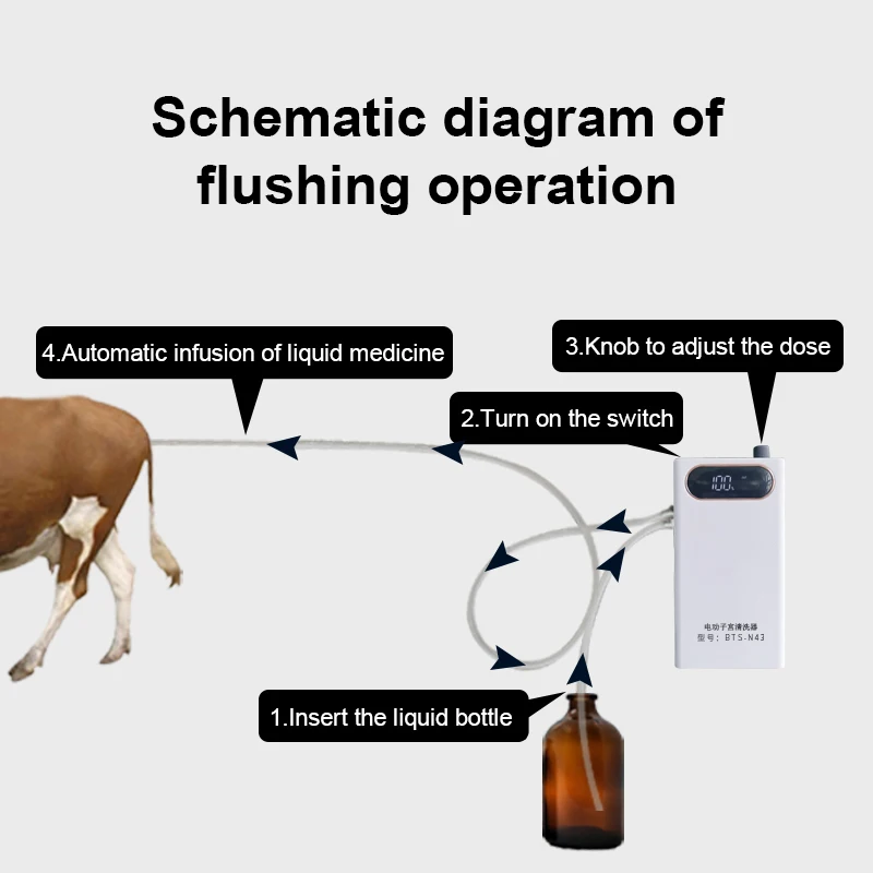Электрический ирригатор для коровьей и матки инструмент профилактики обитания