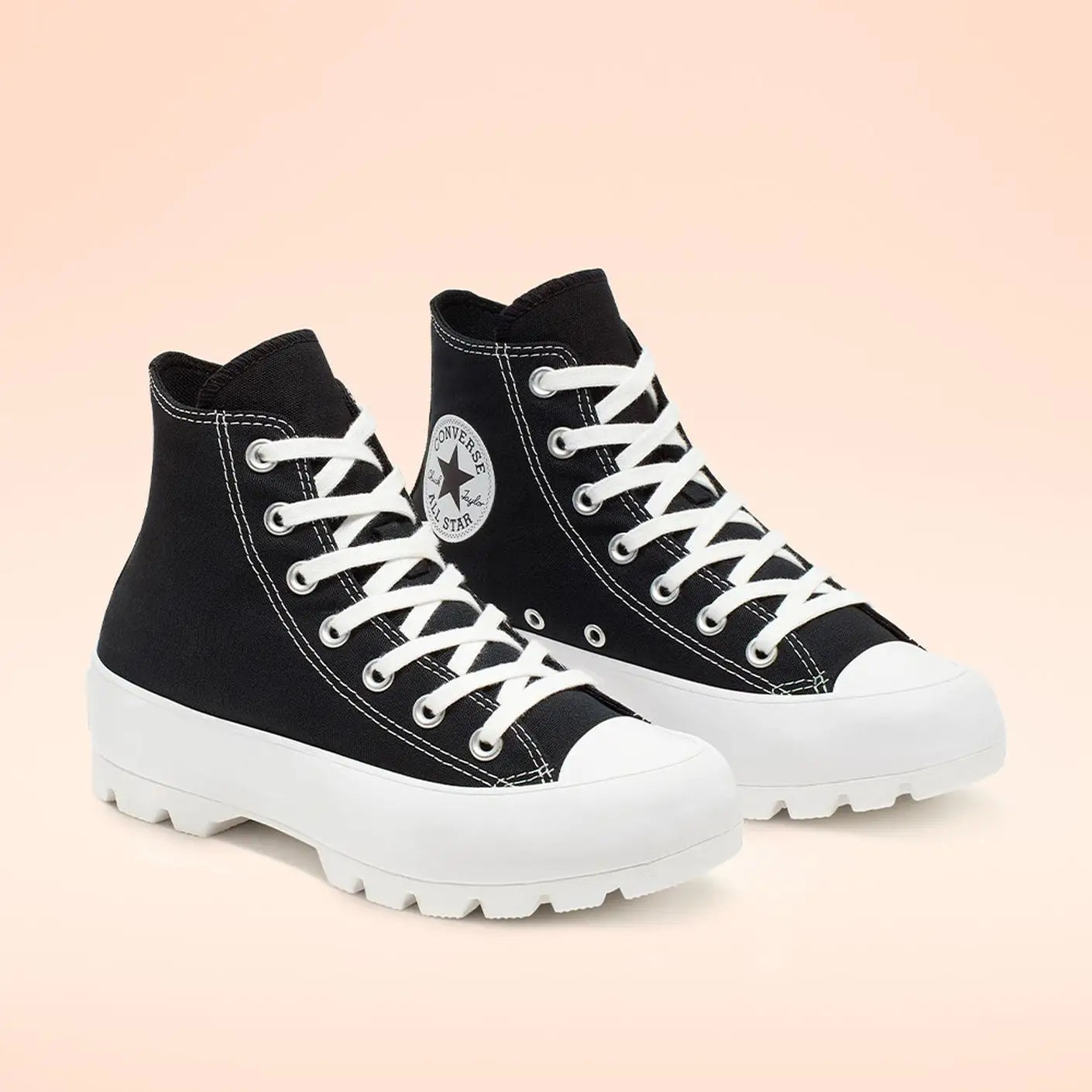 Оригинальные женские черные кроссовки Converse с патроном Taylor All Star на платформе 565901C
