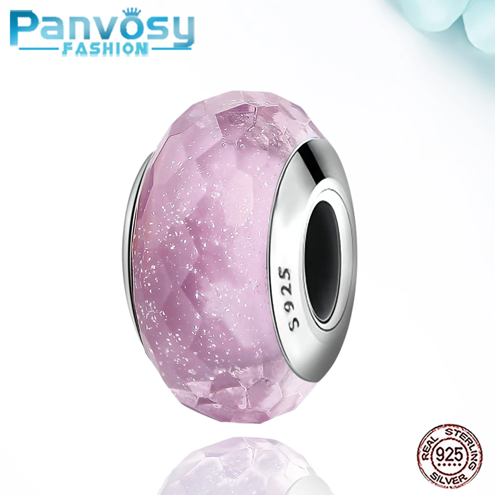 

New Hot Fashion 925 Sterling Silver Fit Women Charms Silver 925 Original Bracelets 2020 Murano Glass Beads DIY Jewelry Making