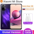 Глобальная версия Xiaomi Redmi Note 10S Мобильный телефон 64128 ГБ Helio G95 Octa Core 64MP Камера 6,43 дюйма AMOLED DotDisplay Аккумулятор 5000 мАч