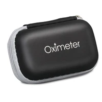 portable eva neutral finger oximeter zipper bag storage bag pulse oximeter storage box oximeter cover kit pill box case