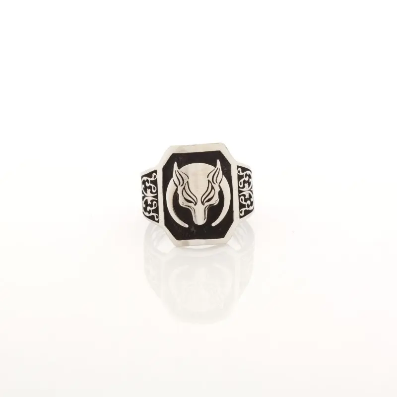 

925 Sterling Br Patterned Silver Ring Fashion Turkish Premium Quality Handmade Jawelery