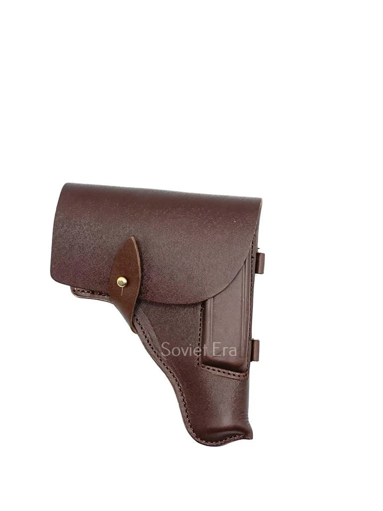 Кобура для пистолета ПМ Макаров Штатная Натуральная Кожа Черная кобура
