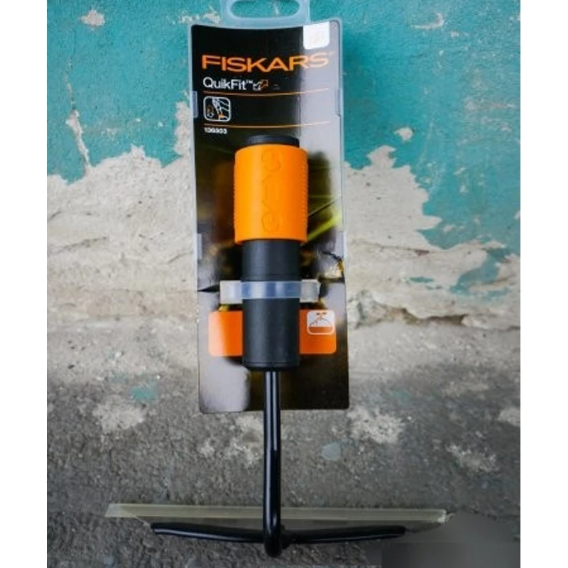 Насадка тяпка Fiskars QuikFit™ (1000677) прочная садовая вилка и мотыга цветочный
