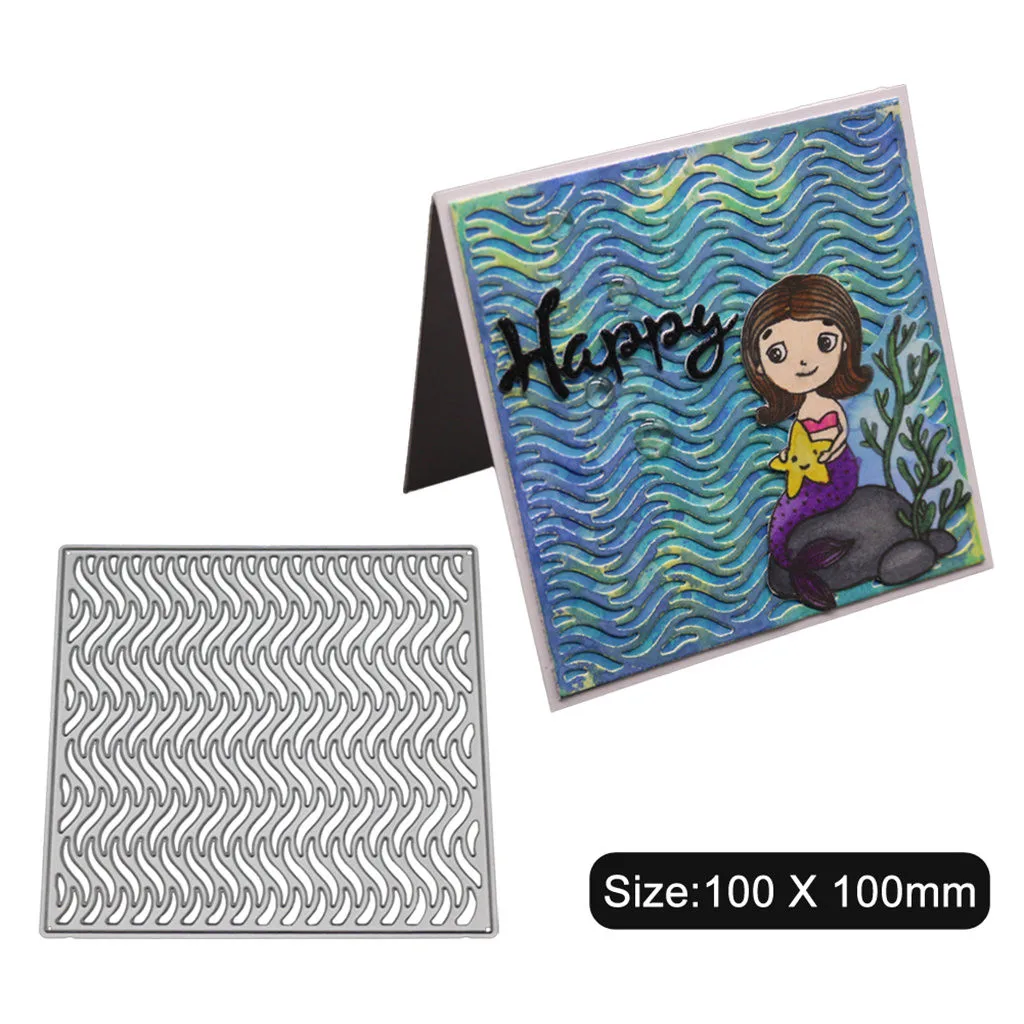 Фоторамка с металлическими вырезами трафарет для DIY скрапбукинга фотоальбома