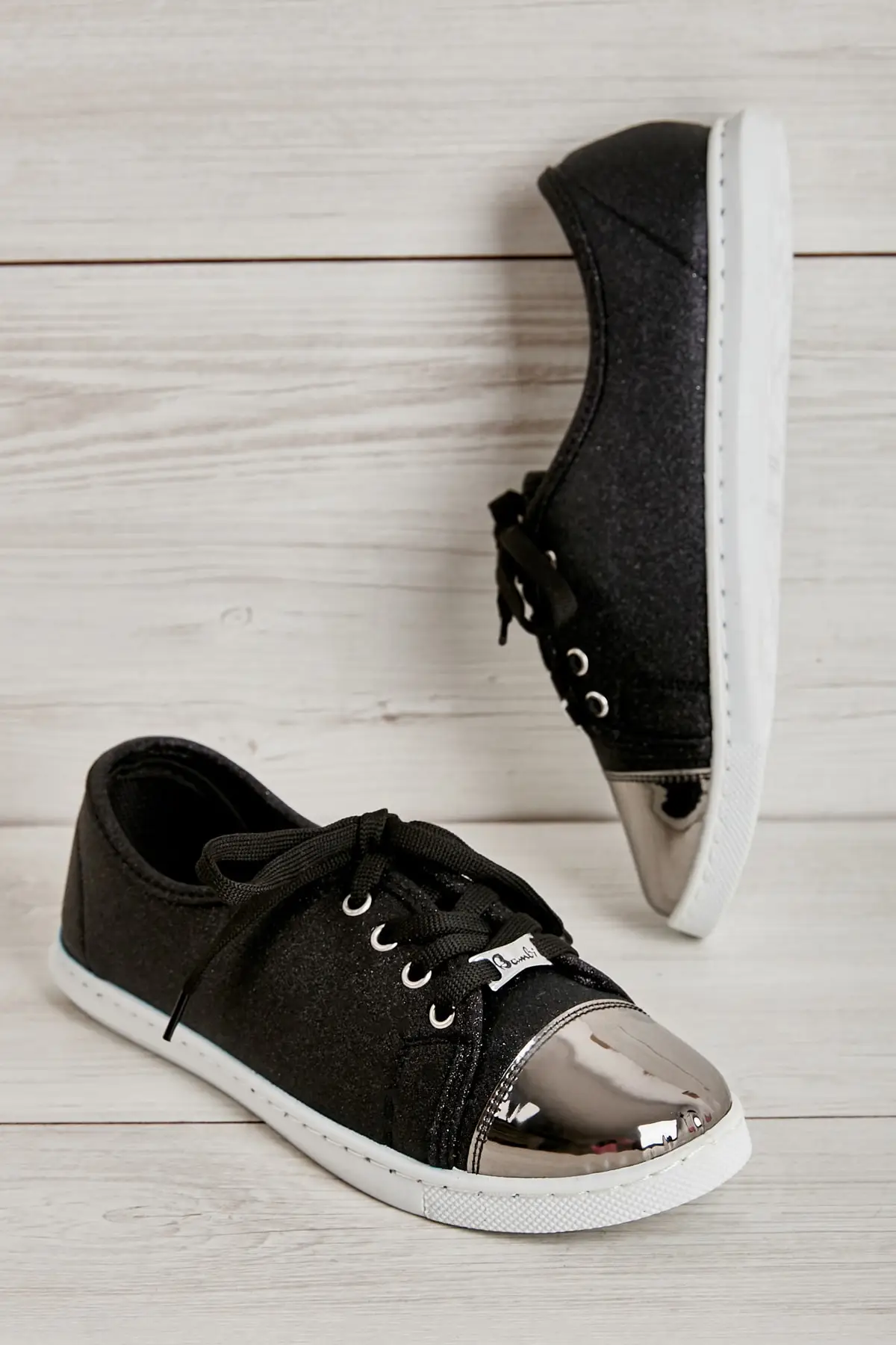 Серебристая женская обувь Bambi H05434016|Обувь без каблука| |