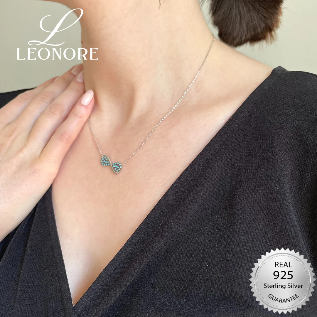 

925 Sterling Silver Infinity Necklace Jewellry High Quality Zircon Stone Custom Design Product Handmade Free Shipping