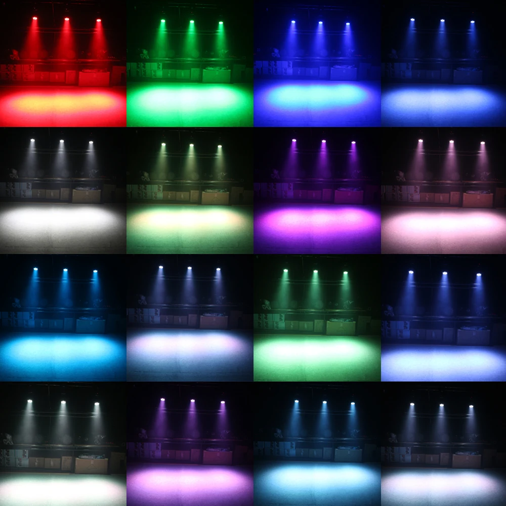 7LED 105 Вт RGBW 9/14 каналов DMX512 мини Вращающаяся головка движущаяся сценическая лампа